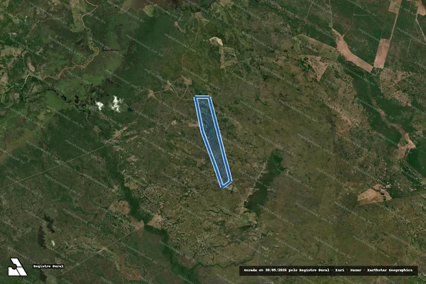 Imagem de satélite de FAZENDA SIRIEMA - PARTE 1 em Barão de Melgaço - MT