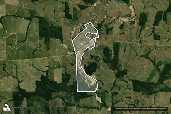 Imagem de satélite de FAZENDA  ORIENTE