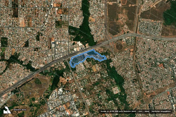 Imagem de satélite de FAZENDA BREJO OU TORTO - Gleba 6 ?Trecho 2 ? pt3 - FAZENDA BREJO OU TORTO ? GLEBA 03 em Brasília - DF