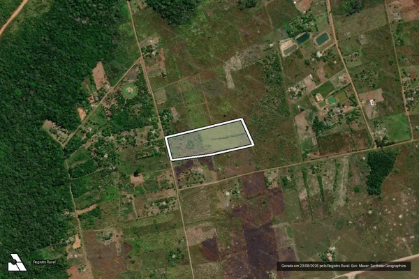 Imagem de satélite de SÍTIO FLAMENGO ? GLEBA MAPINGUARI - Parte 1 em Canutama - AM