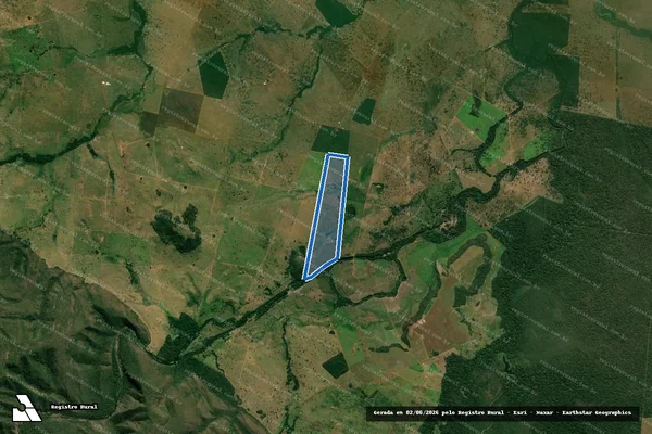 Imagem de satélite de SITIO SANTA CRUZ - SÍTIO SANTA CRUZ em Pontes e Lacerda - MT