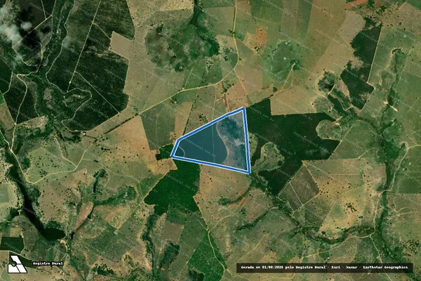 Imagem de satélite de SITIO DO BAMBU - SITIO DO BAMBU em Montanha - ES