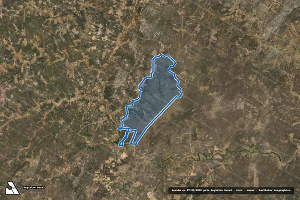 Imagem de satélite de PONTAL NORTE - MANCHA 20 - Gleba 2 em Petrolina - PE