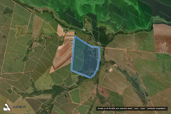 Imagem de satélite de FAZENDA SANTA  CECILIA - Gleba ? B em Uru - SP