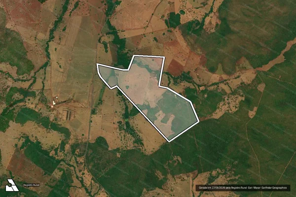 Imagem de satélite de Fazenda Salobinha - Parte 1 em Montes Claros de Goiás - GO