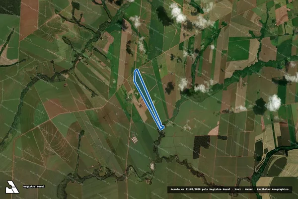 Imagem de satélite de Lotes nºs 11 e 34 - Lotes nºs 11 e 34 em Mariluz - PR