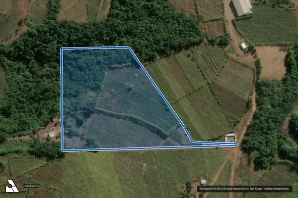 Imagem de satélite de MATR. 42084 - GLEBA A em Bento Gonçalves - RS
