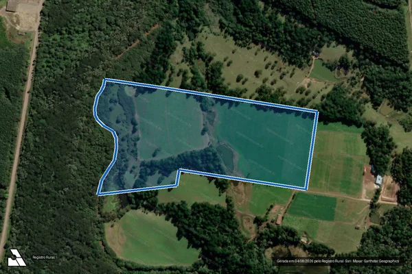 Imagem de satélite de FAZENDA TRIBUTO - FAZENDA TRIBUTO em Correia Pinto - SC