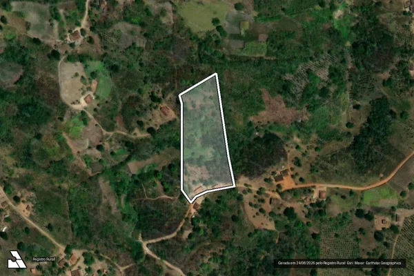 Imagem de satélite de ENGENHO GERALDO - Parte 1 em Alagoa Nova - PB