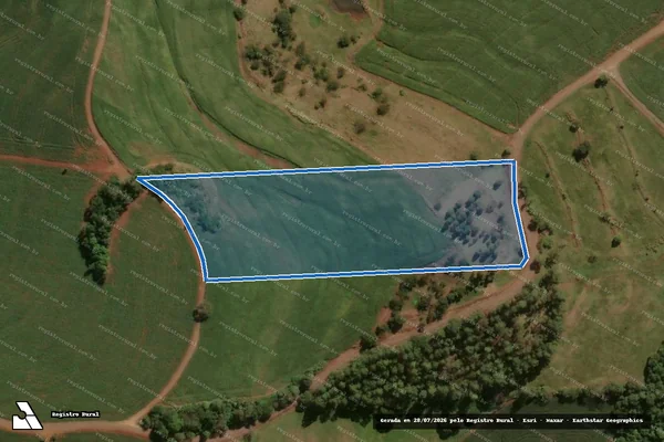 Imagem de satélite de Fazenda Nossa Senhora Aparecida ? Lote 7-F - Acima da Estrada em São João do Ivaí - PR
