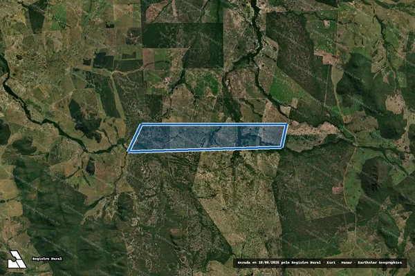 Imagem de satélite de Fazenda Emadica Parte 02 - Parte 3 em Porto Murtinho - MS