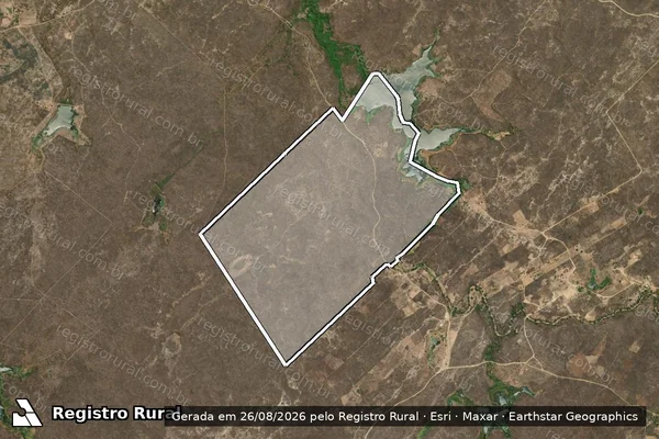 Imagem de satélite de Fazenda Raposa - Parte 1 em Santana do Acaraú - CE