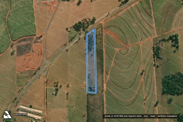 Imagem de satélite de Sitio Sao Jose - Gleba A em Américo de Campos - SP