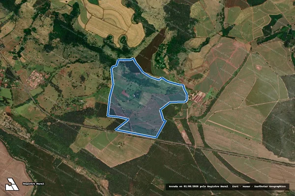 Imagem de satélite de FAZENDA SANTA CAROLINA em São Simão - SP