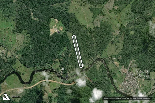Imagem de satélite de Fazenda Rancho Colina - Única em Ilhéus - BA