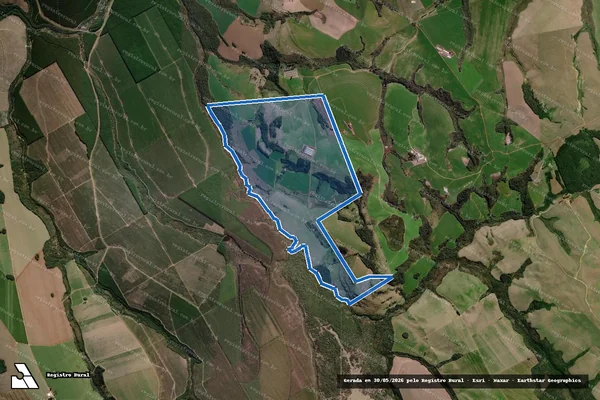 Imagem de satélite de FAZENDA ADRIANA / 001 em Jaguariaíva - PR