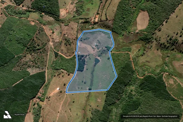 Imagem de satélite de Sitio Vista Alegre - Sitio Vista Alegre-1 em Capelinha - MG
