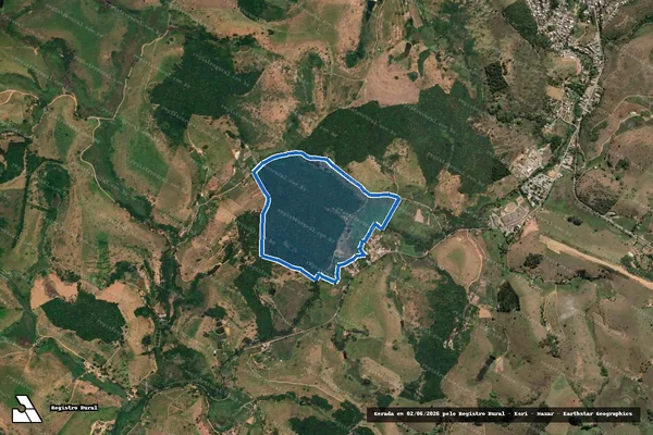 Imagem de satélite de Fazenda Conde ? Gleba 2 - GLEBA 2 em Miracema - RJ