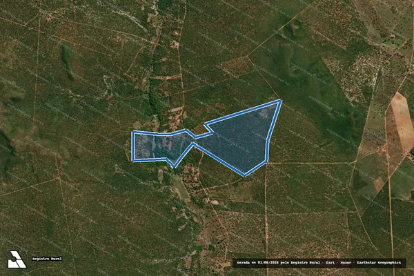 Imagem de satélite de FAZENDA MAMEDE - Parte 1 em Januária - MG