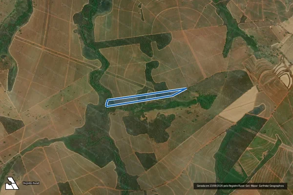 Imagem de satélite de FAZENDA LAGEADO - Parcela 1 em Palestina - SP