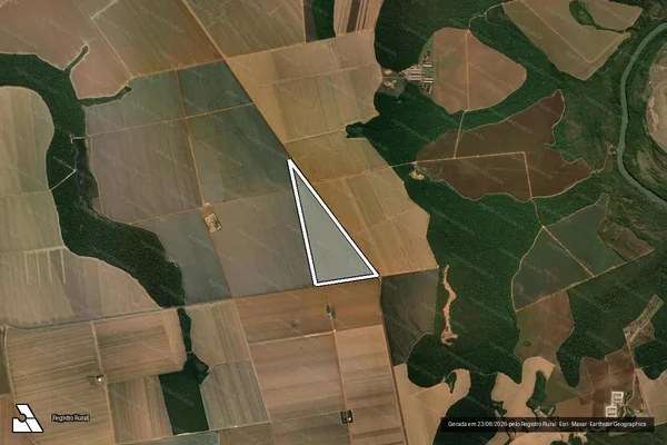 Imagem de satélite de FAZENDA VALE DO SOL - Mat. nº: 5.223 Gleba A em Sorriso - MT