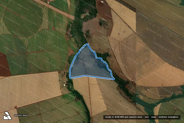 Imagem de satélite de FAZENDA ELDORADO - Parte 1 em Bom Jesus de Goiás - GO