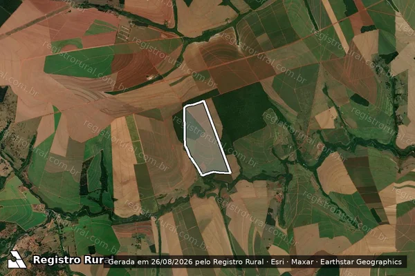 Imagem de satélite de Fazenda Rio das Pedras - Gleba 5 - Parte 1 em Pederneiras - SP