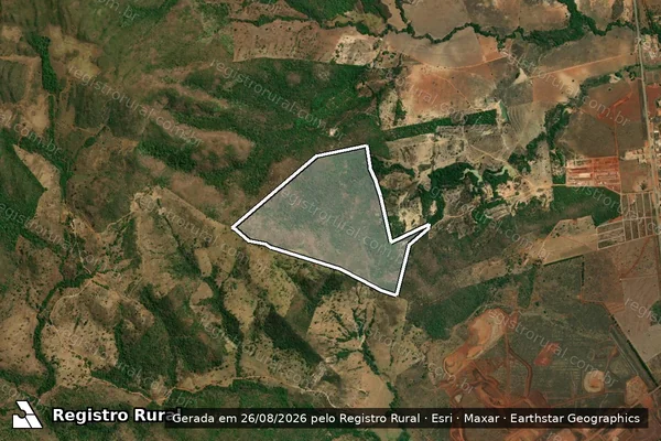 Imagem de satélite de Fazenda Pedra de Fogo / Gleba I - Gleba I em Barro Alto - GO