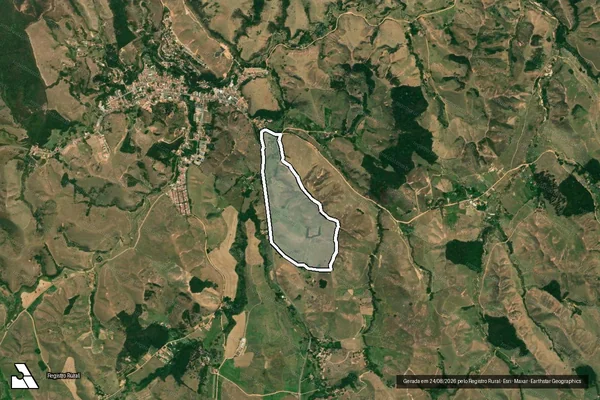 Imagem de satélite de Fazenda São Cristóvão - Gleba 02 em Areias - SP