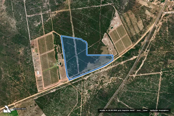 Imagem de satélite de Fazenda Alto do Bonito - PARTE 2 em Morro do Chapéu - BA