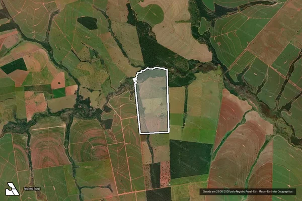 Imagem de satélite de FAZENDA SÃO GERALDO em Fátima do Sul - MS