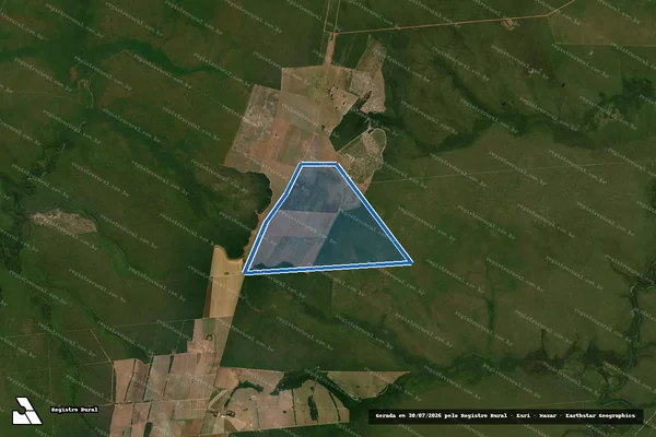 Imagem de satélite de FAZENDA ITAÚBA - Área: B em Campos de Júlio - MT