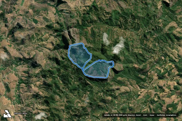Imagem de satélite de Areia Branca - Mat. 3171 ? Gleba A em Itaguaçu - ES