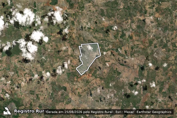 Imagem de satélite de FAZENDA CALDEIRÃOZINHO - Parte 1 em Ruy Barbosa - BA