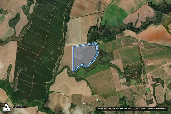 Imagem de satélite de SÍTIO CAPIVARA - Única em Ponta Grossa - PR