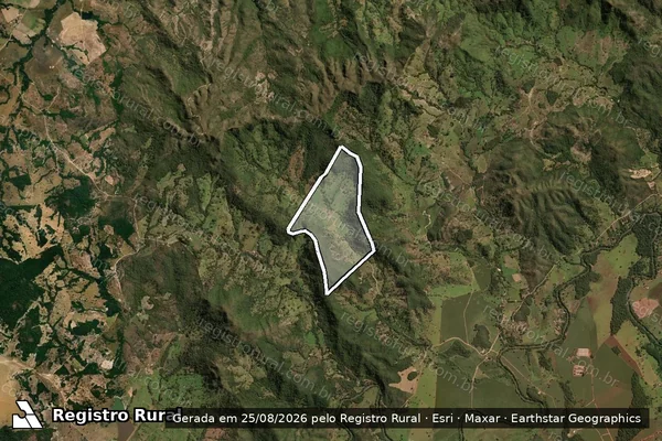 Imagem de satélite de FAZENDA CAPIM PUBA E BOA VISTA - Parte 1 em Itapuranga - GO