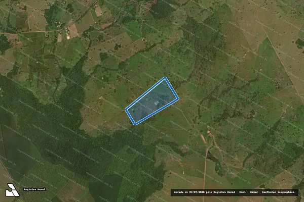 Imagem de satélite de Sitio Chão Abençoado - Parte 1 em Rio Branco - MT