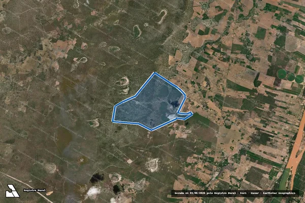 Imagem de satélite de Fazenda Santa Cruz I - Parte 1 em Carinhanha - BA