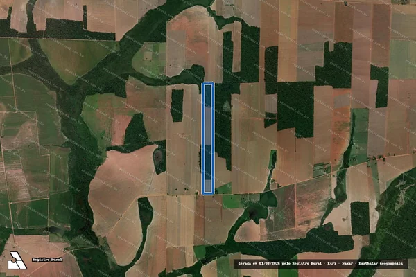 Imagem de satélite de LOTE 36-C - GLEBA 06, PIC/PAR - LOTE 36-C - GLEBA 06, PIC/PAR em Pimenteiras do Oeste - RO