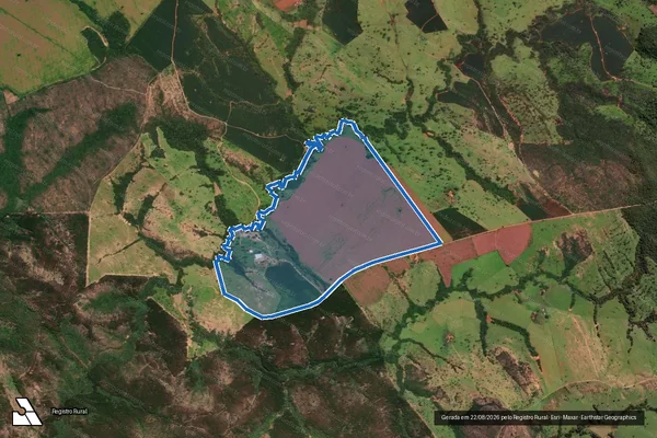 Imagem de satélite de FAZENDA BOM RETIRO, SUBDENOMINADA FAZENDA DOIS IRMÃOS E FAZENDA BOM RETIRO - 001 em Catalão - GO