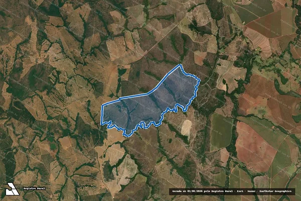 Imagem de satélite de FAZENDA PERIQUITOS - PARTE 1 em Corumbaíba - GO