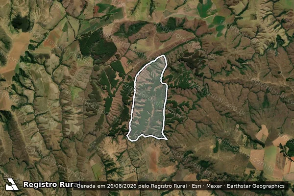 Imagem de satélite de FAZENDA SAN-NELO II - Gleba B em Araxá - MG