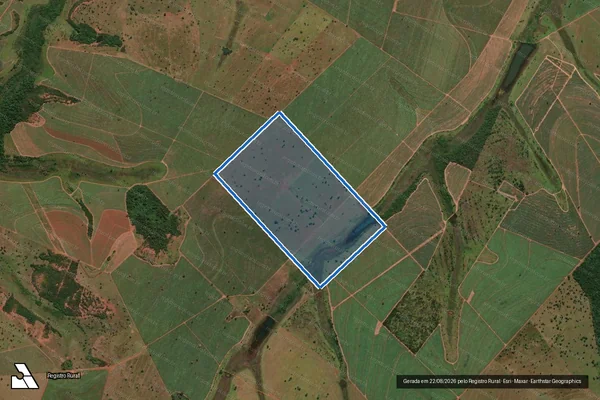 Imagem de satélite de Fazenda Três Irmãos - Parcela 1 em União de Minas - MG
