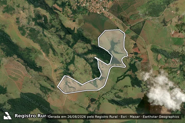 Imagem de satélite de Fazenda Domiciana - Parte 3 em Timburi - SP