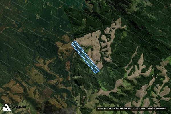 Imagem de satélite de FAZENDA APUCARANA em Ortigueira - PR