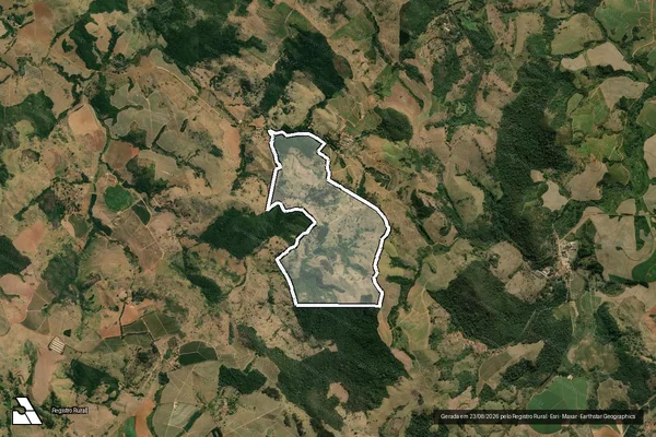 Imagem de satélite de Fazenda Sertãozinho - Parte 1 em Mococa - SP