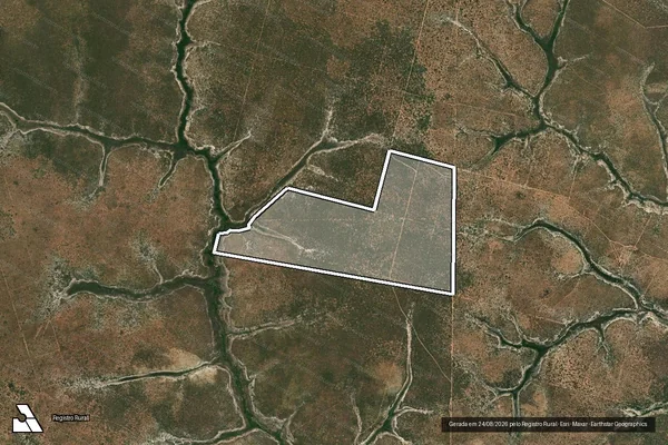Imagem de satélite de FAZENDA SÃO FRANCISCO - Parte 1 em Chapada Gaúcha - MG