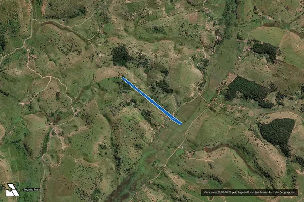 Imagem de satélite de FAZENDA BOA SORTE  - Parte 1 em Santa Helena de Minas - MG