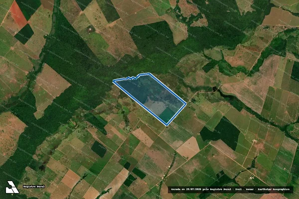 Imagem de satélite de FAZENDA VISTA ALEGRE / A em Comodoro - MT
