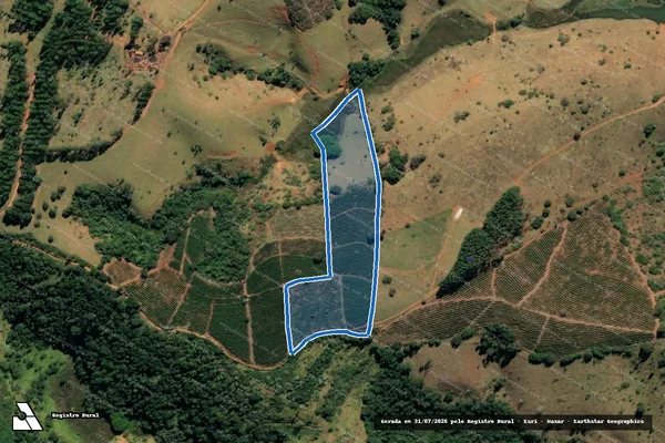 Imagem de satélite de FAZENDA IPÊ II - Parte 2 em Elói Mendes - MG